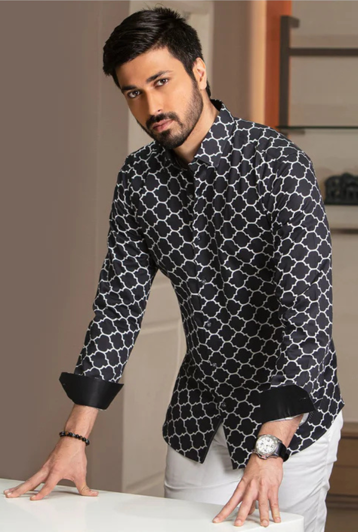 MUGHAL GRILL PRINT SHIRT