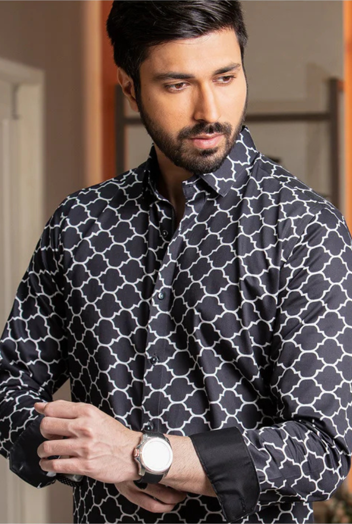 MUGHAL GRILL PRINT SHIRT