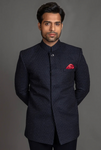 SELF TEXTURED EMBROIDERY BANDHGALA