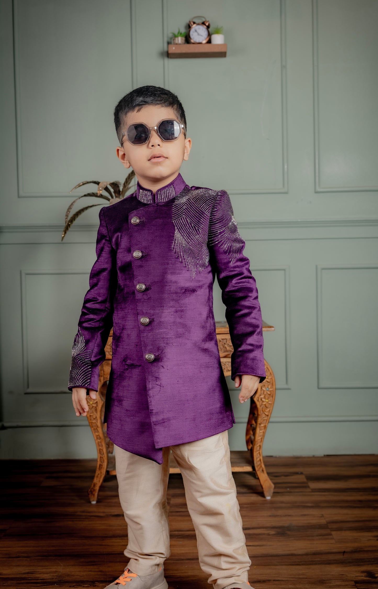DARK PURPLE INDO WESTERN