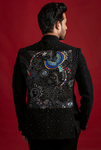 TROPICAL EMBROIDERED BANDHGALA
