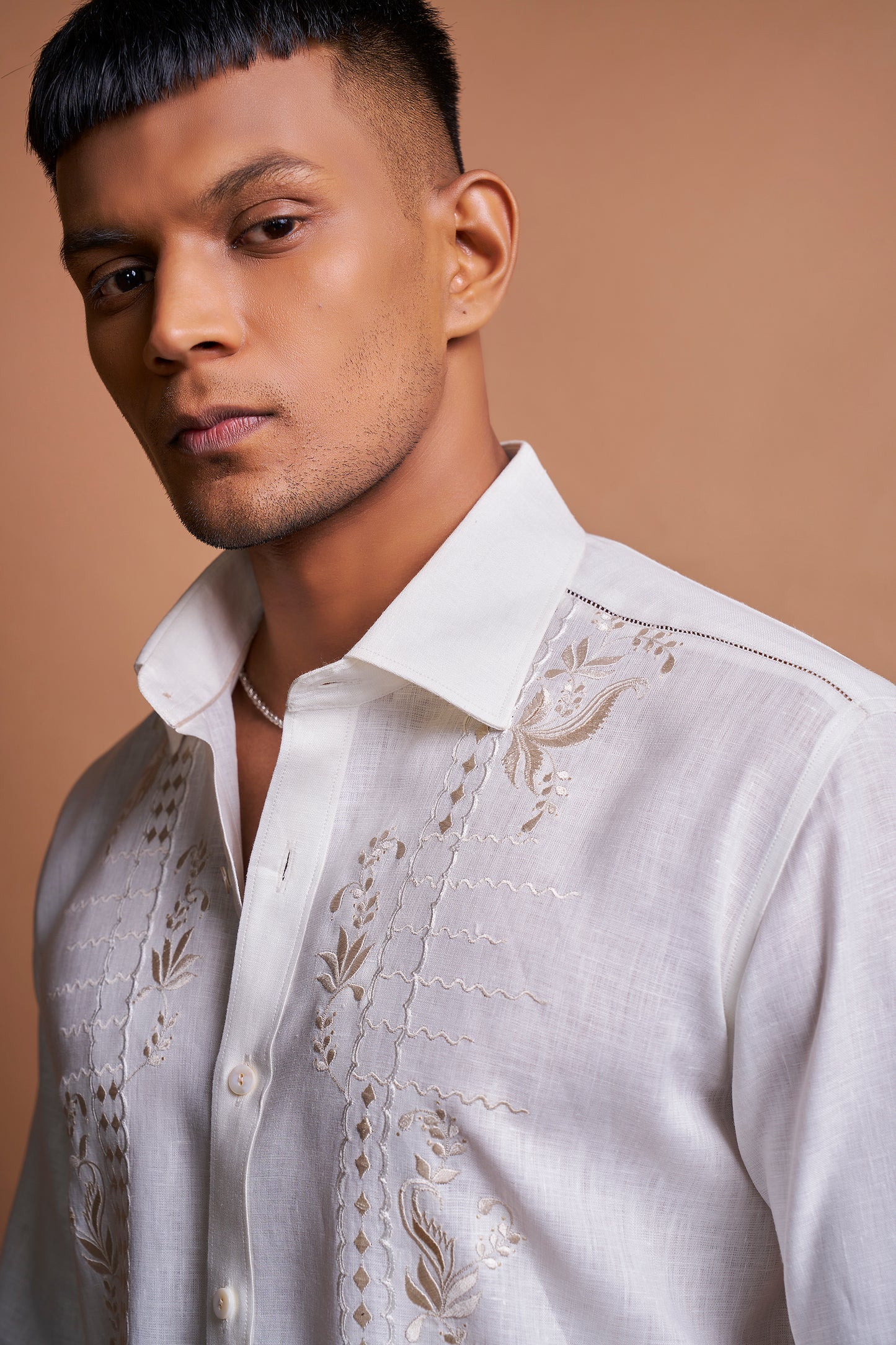 ABSTRACT EMBROIDERY SHIRT