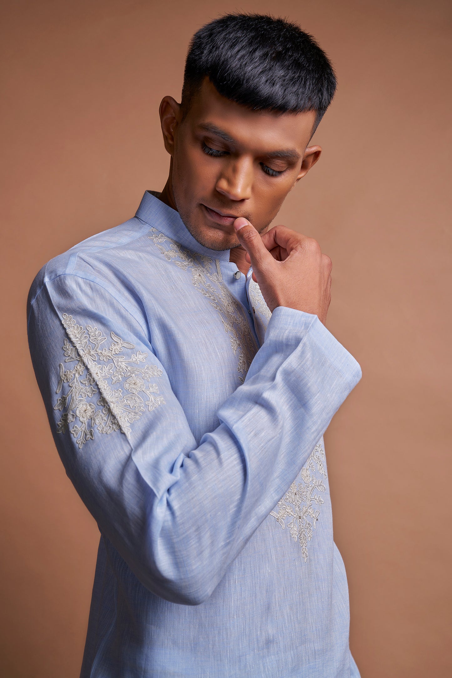 THE BLUE SHORT KURTI SHIRT