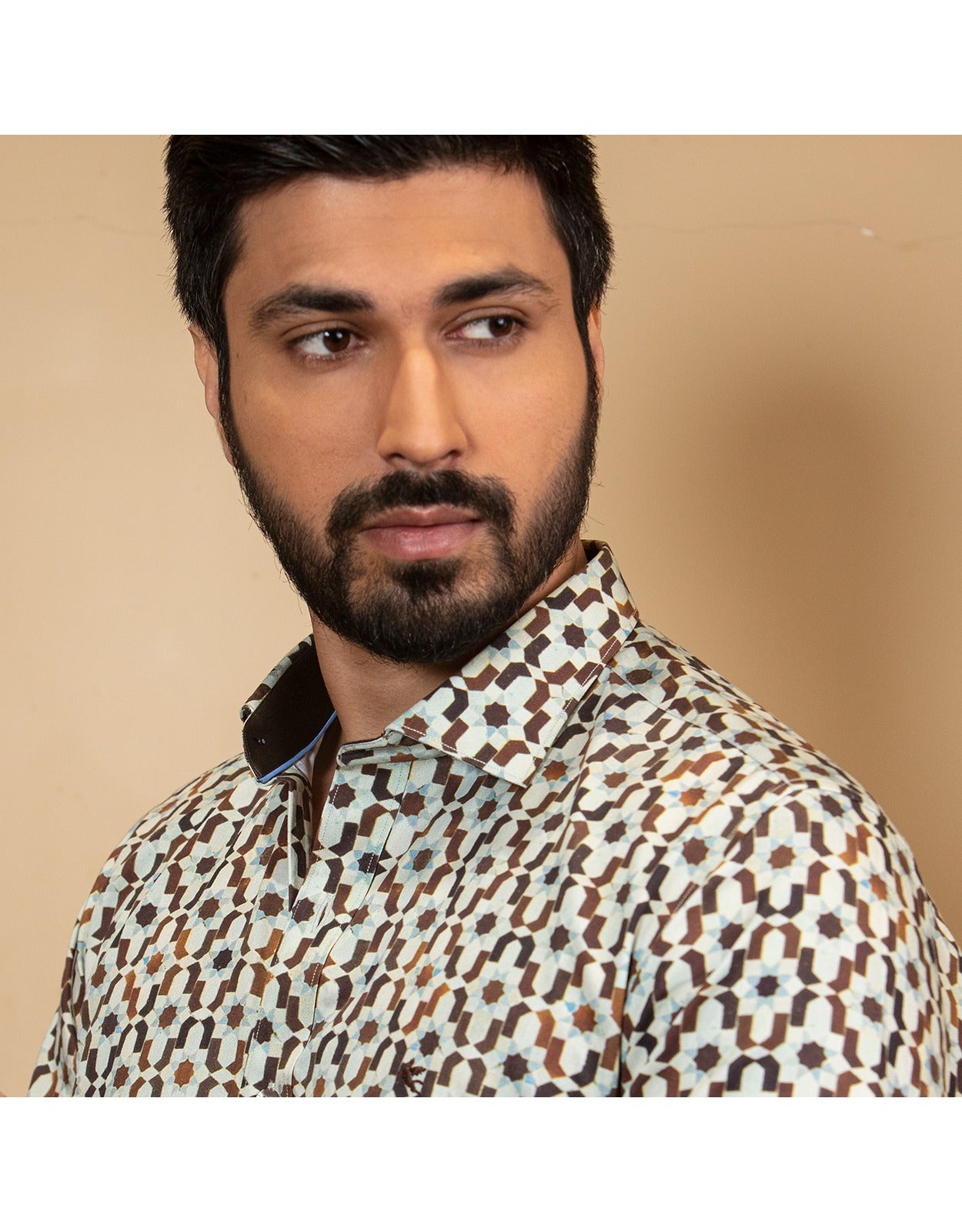 GEOMTERIC PRINT SHIRT