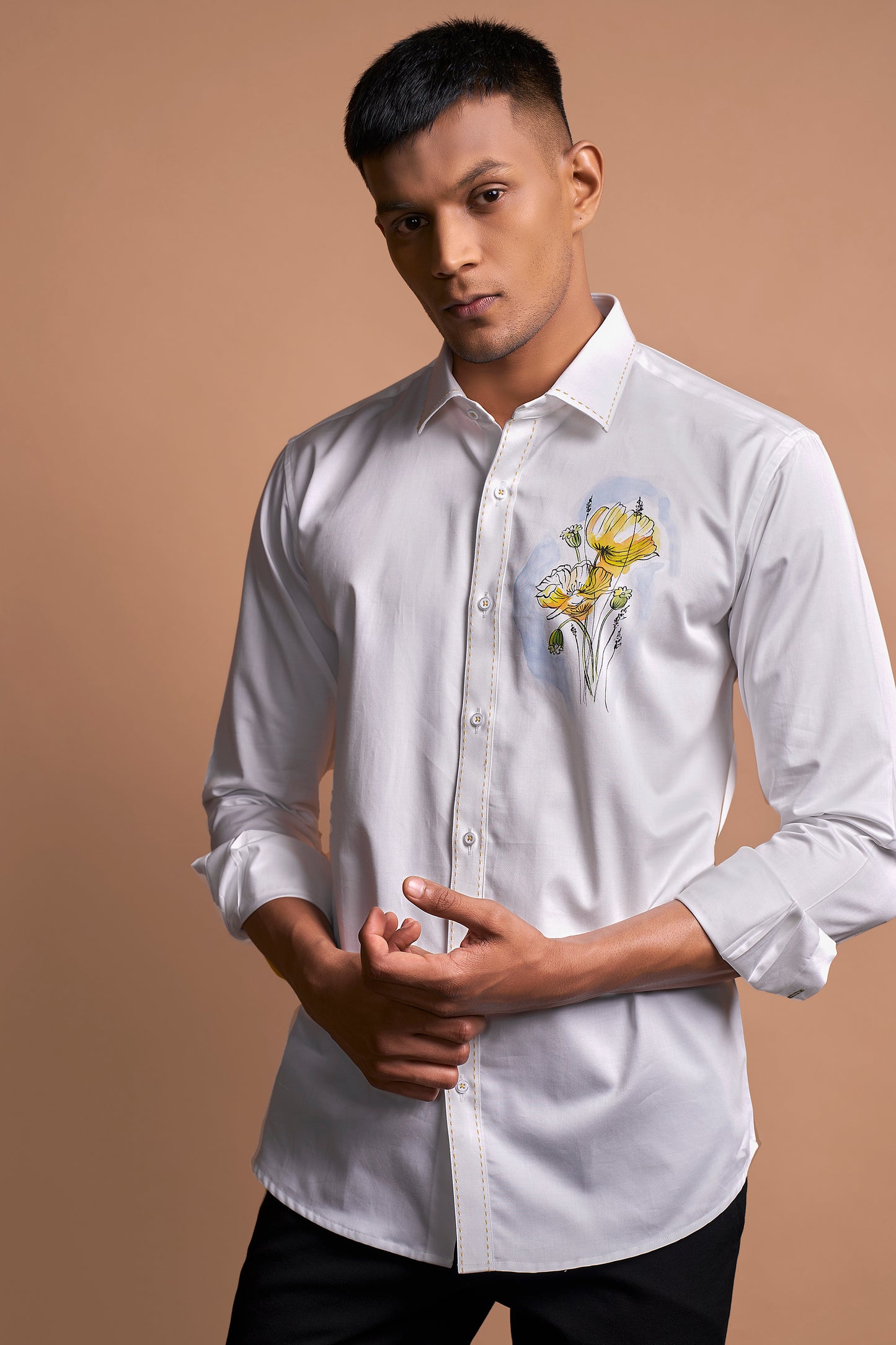 THE YELLOW FLOWER SHIRT