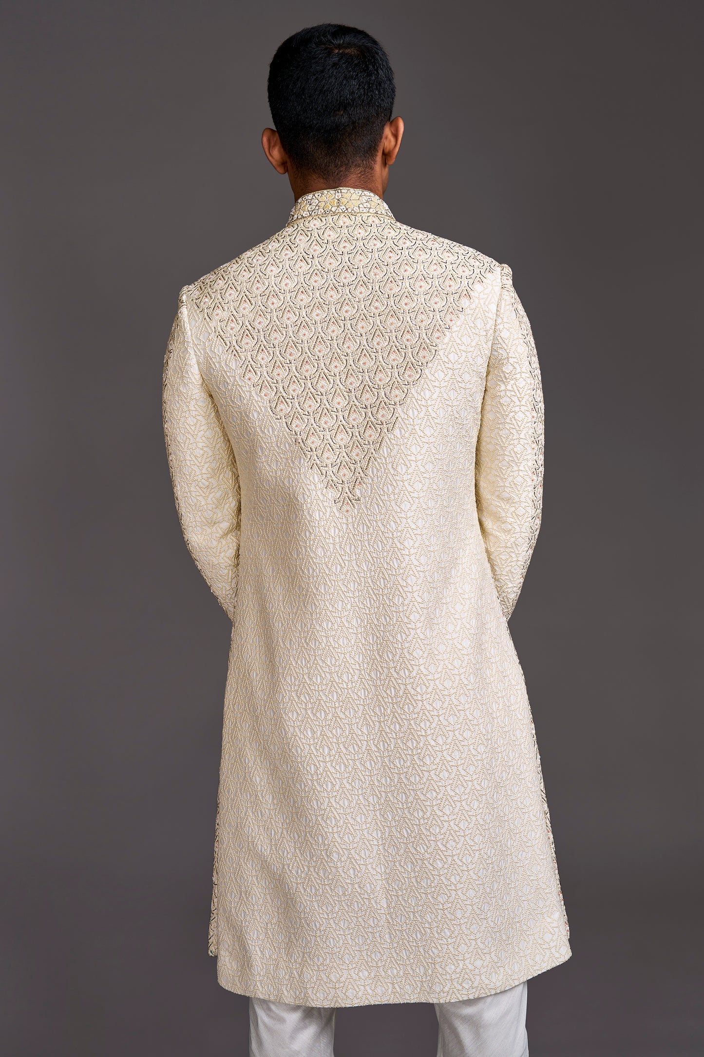 CREAM SHERWANI