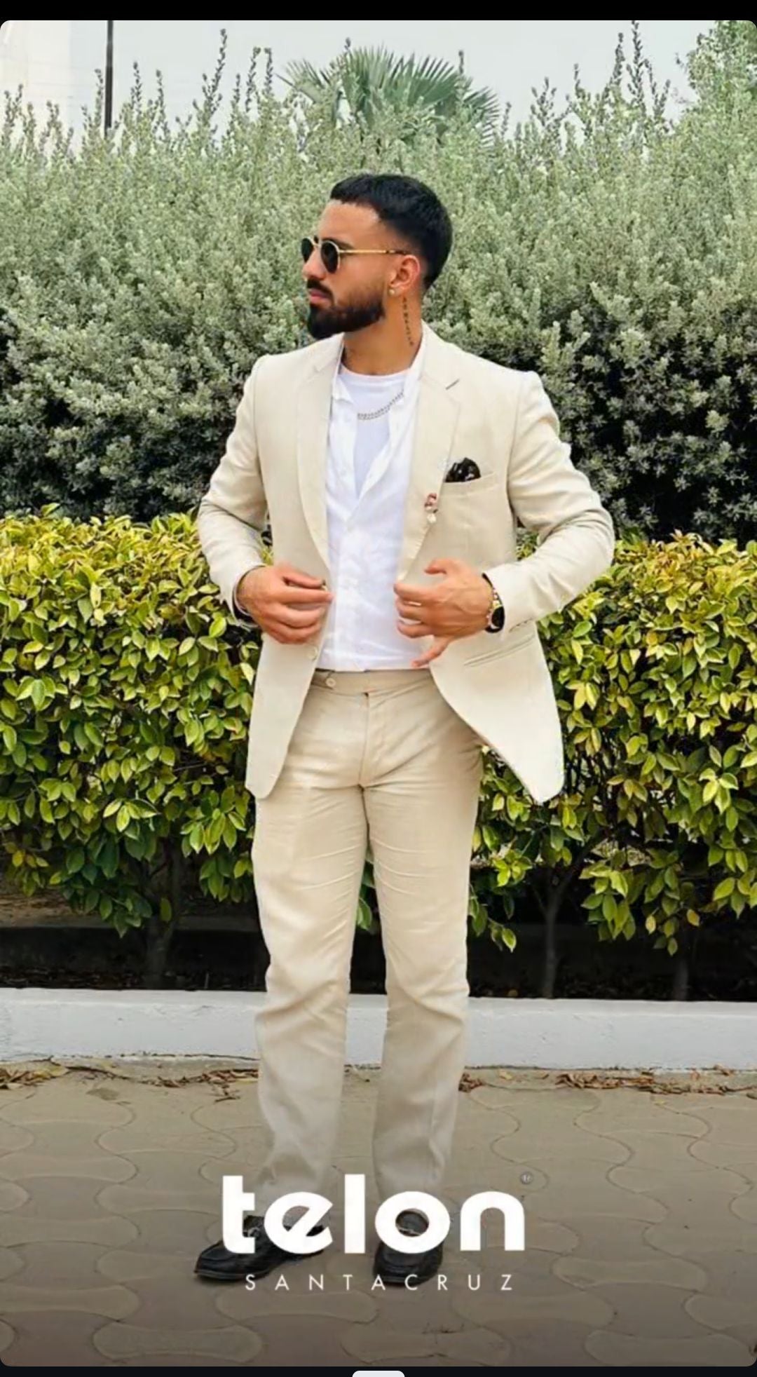 Ramandeep Singh in Premium Linen Suit Set – Blazer, Shirt & Pant