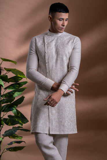 Natural Linen Kurta