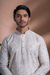 Cream Linen Kurta