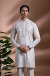 Cream Linen Kurta