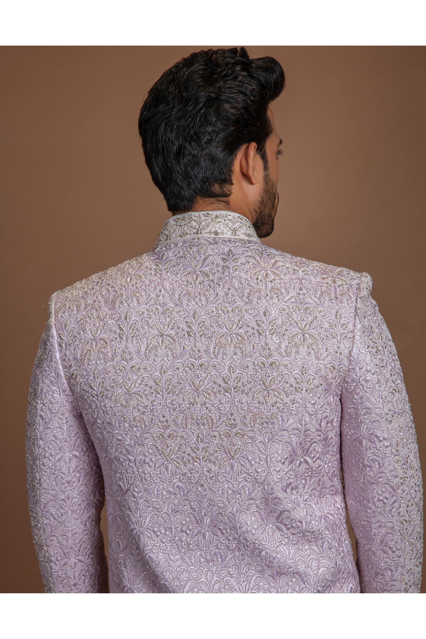 SOFT PASTEL MAUVE SHERWANI