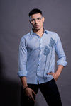 Floral Hand Embroidered Shirt