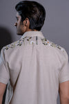 Floral Hand Embroidered Shirt