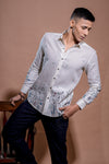 Floral Hand Embroidered Shirt