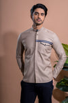 Khakhi Mandarin Shirt