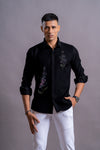 Floral Hand Painted Shirt