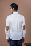 FLORAL MOTIF WHITE SHIRT