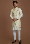 Classic Ivory Long Bundi Set
