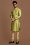 LEAF GREEN KURTA SET