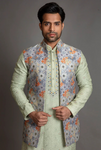 Multi Colour Open Bundi Set