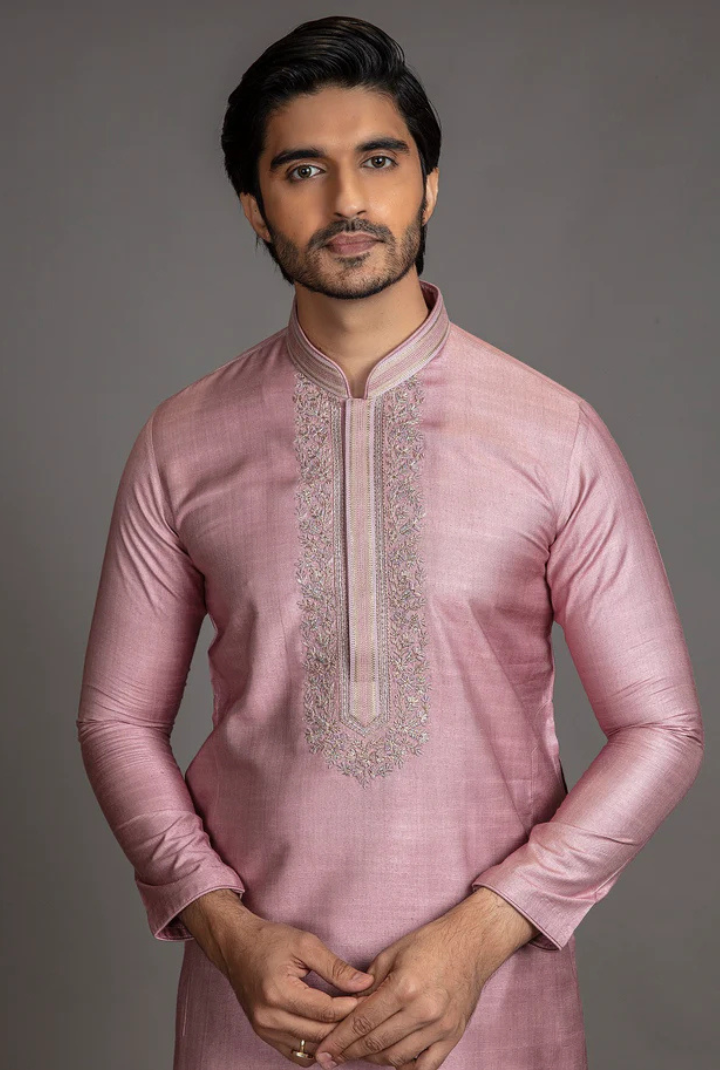 ONION PINK CLASSIC KURTA SET