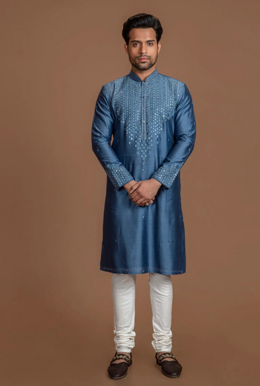 AZURE BLUE KURTA SET