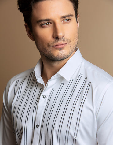 GREY BEES SHIRT