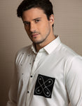 STARS OF GALAXY EMBROIDERED SHIRT