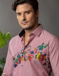 BUNCH OF FLOWERS HAND PAINTED SHIRT