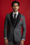 CLASSIC GREY TUXEDO SUIT