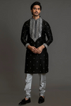 STUNNING BLACK KURTA SET