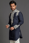 MIDNIGHT BLUE SHORT KURTA SET
