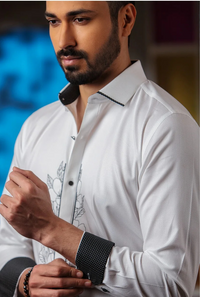 BIG FLORAL EMBROIDERED SHIRT