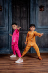 MUSTERD SILK KURTA