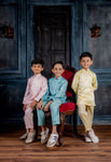 BLUE SILK KURTA