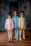 BLUE SILK KURTA