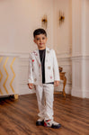 WHITE BOMBER JACKET