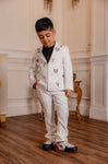 WHITE BOMBER JACKET