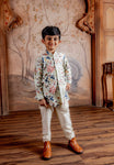 PRTINTED FRONT OPEN KURTA