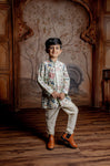 PRTINTED FRONT OPEN KURTA