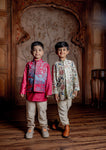 MAGENTA BUNDI KURTA