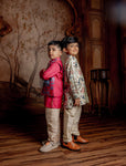 MAGENTA BUNDI KURTA
