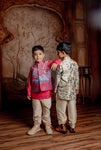 MAGENTA BUNDI KURTA