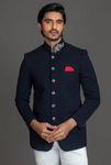 NAVY BLUE BANDHGALA