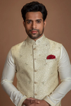 Classic Ivory Long Bundi Set