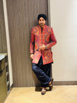 Harbhajan Singh in For Royal Multicolour Indo Western