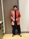 Harbhajan Singh in For Royal Multicolour Indo Western