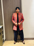 Harbhajan Singh in For Royal Multicolour Indo Western