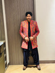 Harbhajan Singh in For Royal Multicolour Indo Western