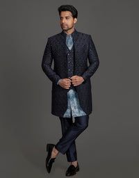 NAVY BLUE INDO WITH VEST